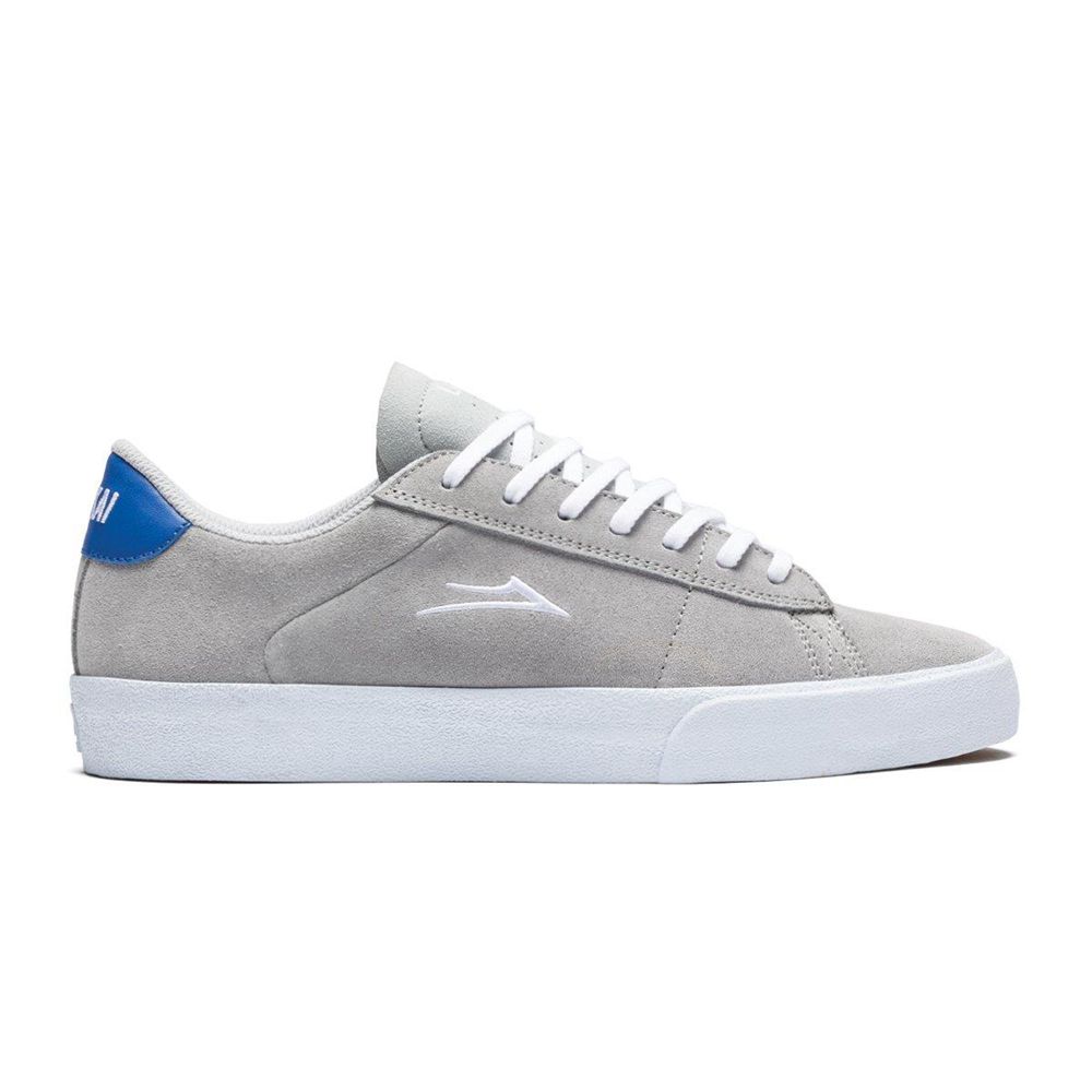 LaKai Newport Grey/Blue Skate Shoes Mens | Australia GL6-0168